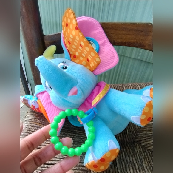 Disney Baby Activity Dumbo Developmental 9" Plush Soft Toy Stuffed Animal - Picture 8 of 16